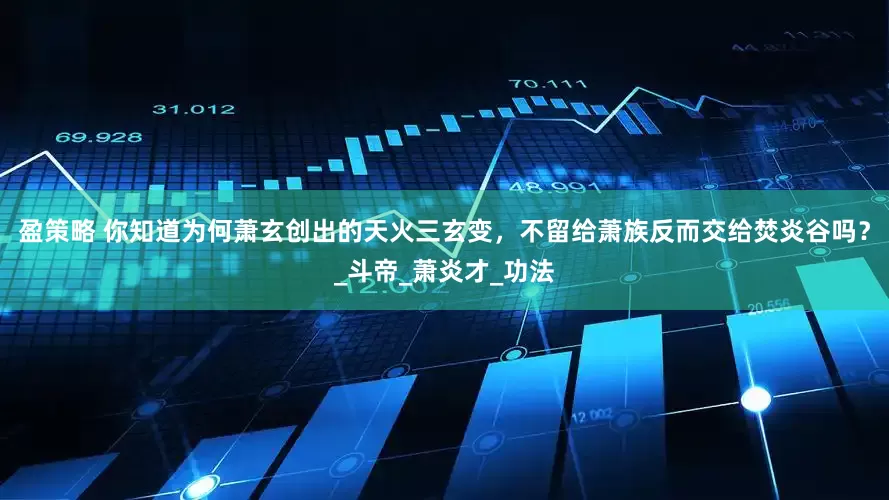 盈策略 你知道为何萧玄创出的天火三玄变，不留给萧族反而交给焚炎谷吗？_斗帝_萧炎才_功法